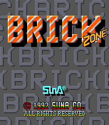 Brick Zone (v5.0) Title Screen